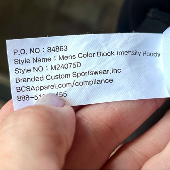 Nike Dri Fit Air Force Lightweight Hooded Jacket NWOT - Picture 8 of 8